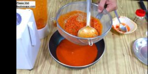 Chilli Sauce making